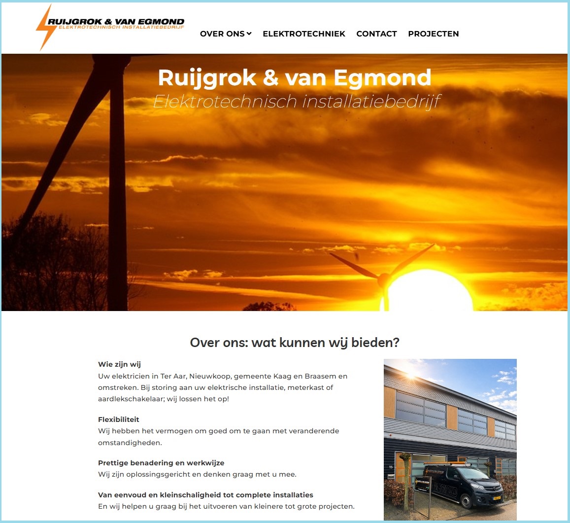 Website vernieuwing
